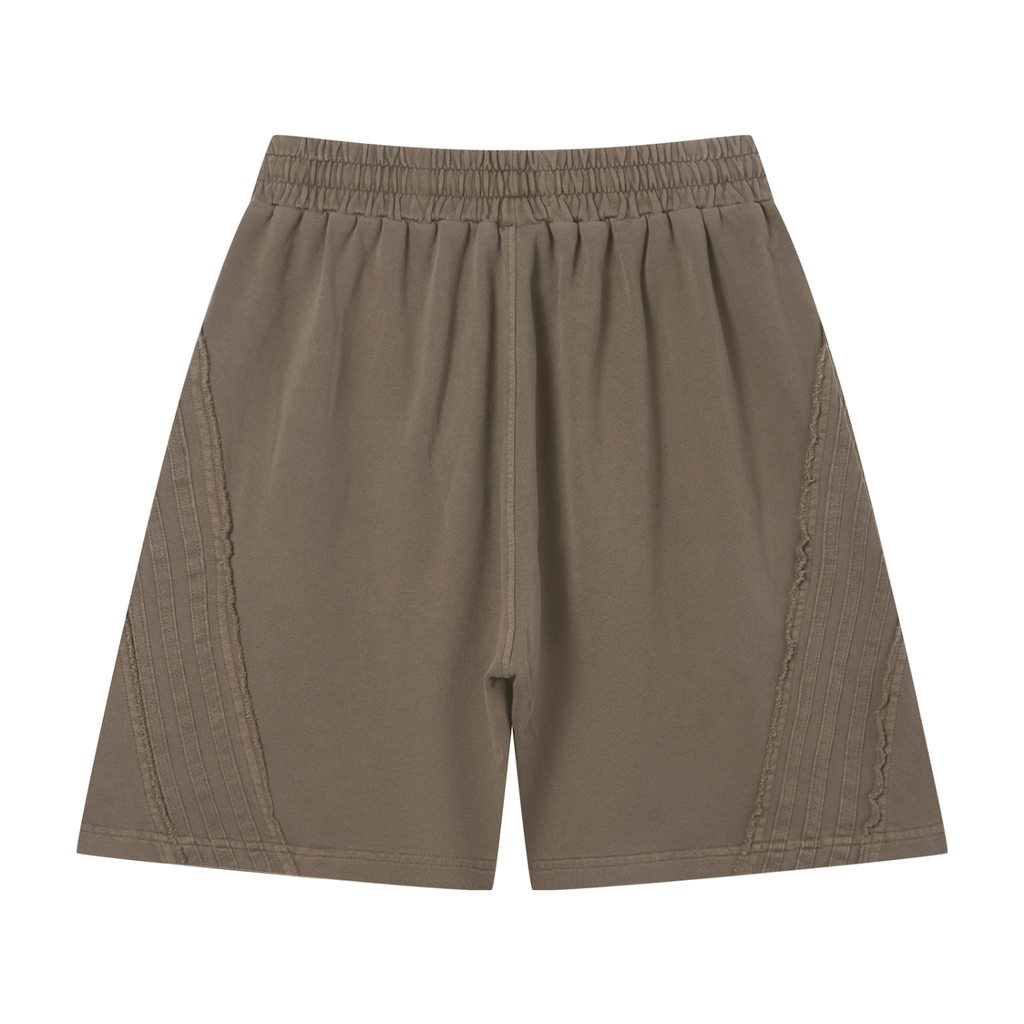 MountainStarGalaxy Unisex Vintage Wash Raw Edge Shorts
