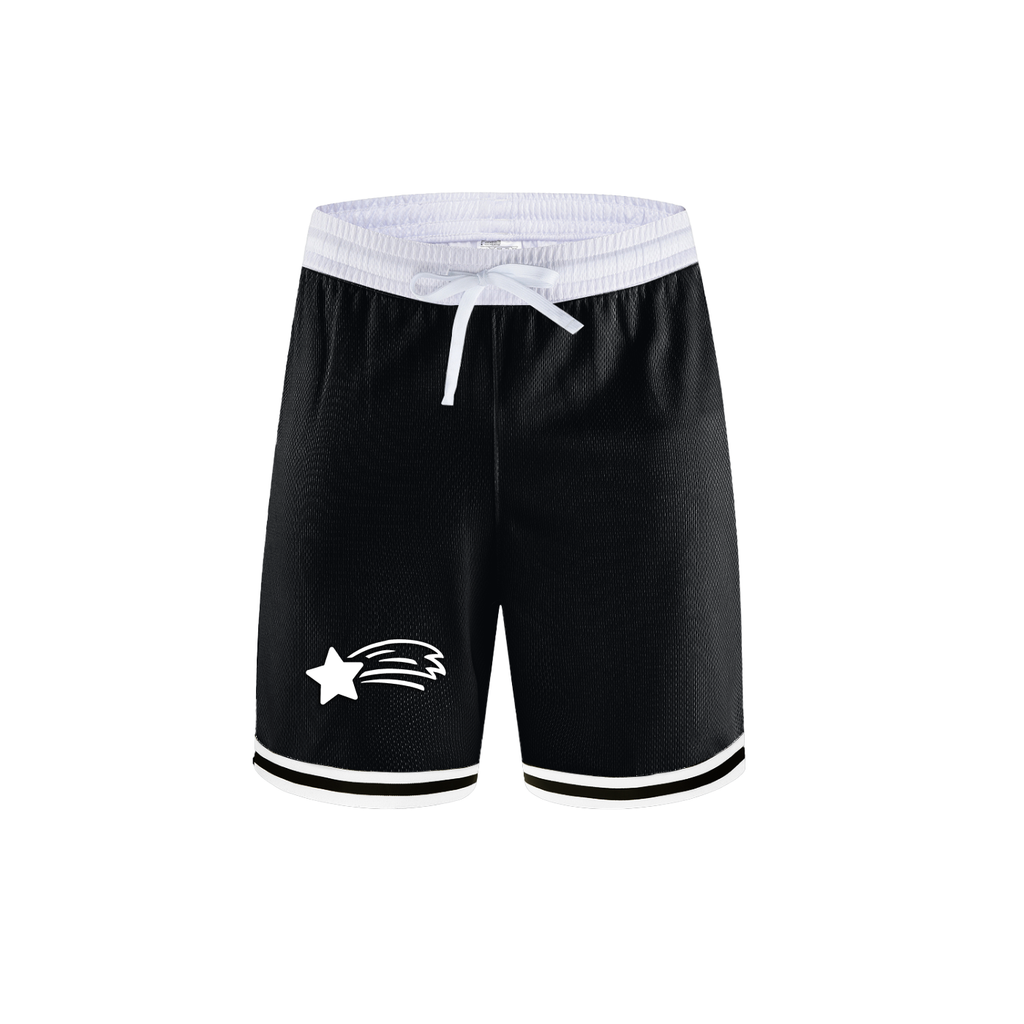 MountainStarGalaxy Men’s Classic Stripe Trim Basketball Shorts