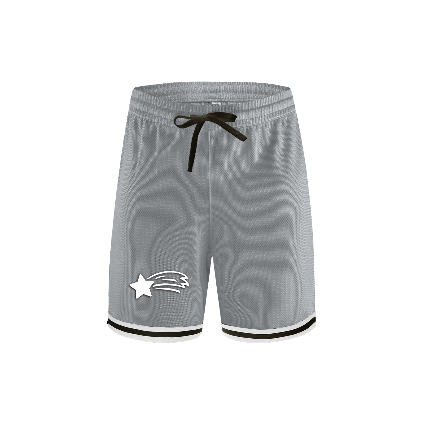 MountainStarGalaxy Men’s Classic Stripe Trim Basketball Shorts