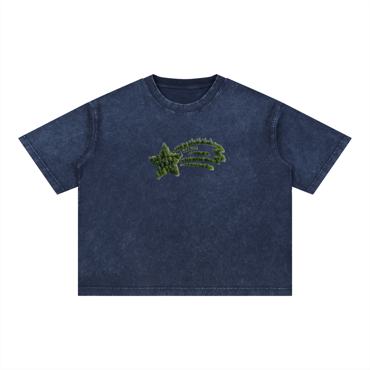MountainStarGalaxy Mineral Wash Boxy Cotton T-Shirt