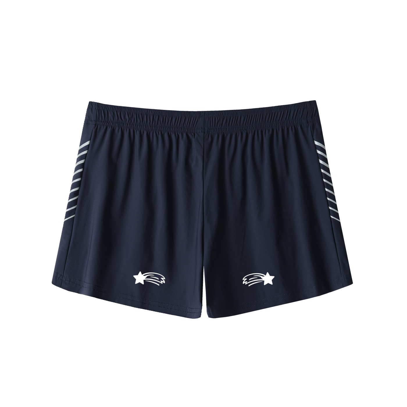 MountainStarGalaxy Men's Side-Stripe Performance Shorts Royal Blue