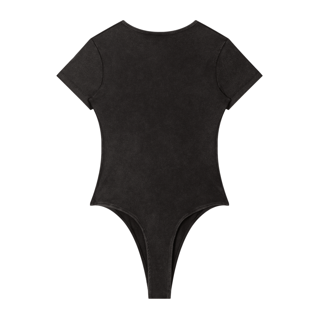 MountainStarGalaxy Women's Mineral Wash Crewneck Bodysuit