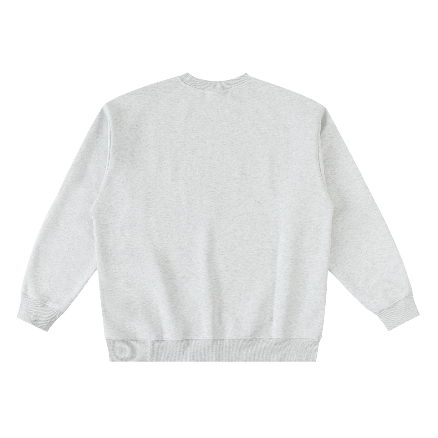 MountainStarGalaxy Unisex Oversized Crewneck Taped Unisex Sweatshirt White