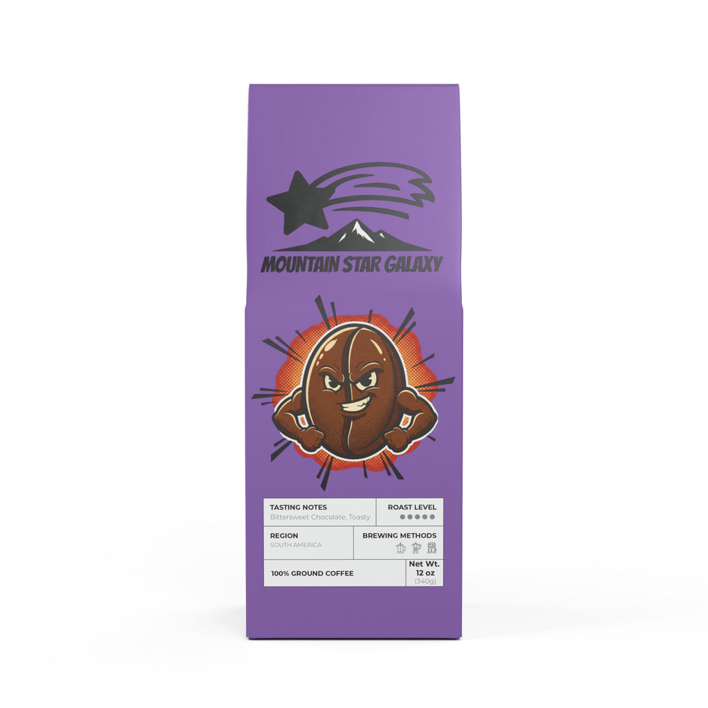 MountainStarGalaxy Bitterroot Coffee Blend (Dark French Roast) Ground 12oz