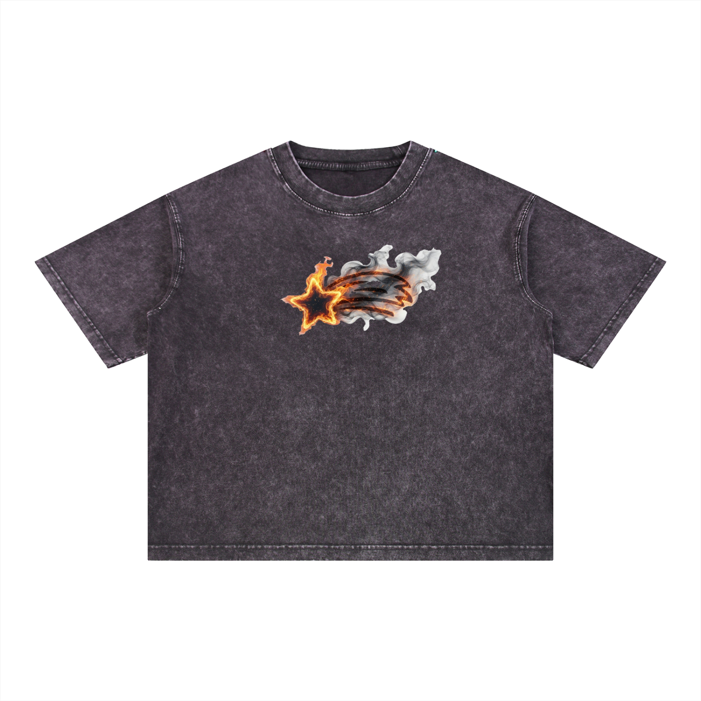 MountainStarGalaxy Mineral Wash Boxy Cotton T-Shirt