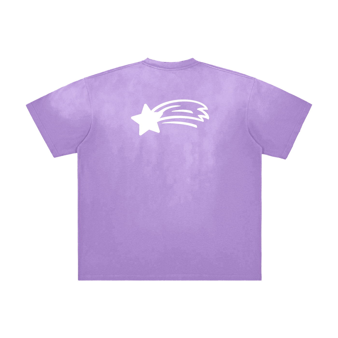 MountainStarGalaxy Unisex Vintage Washed Frayed Shirt Purple