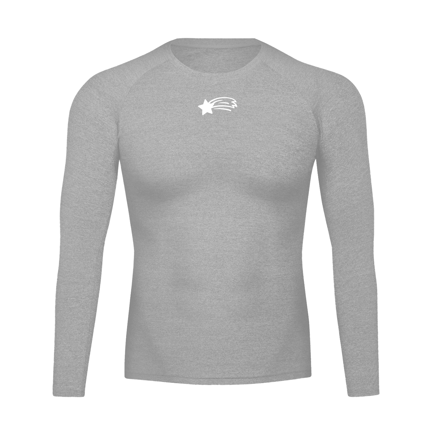 MountainStarGalaxy Men’s Performance Long Sleeve Shirt Flecking Gray