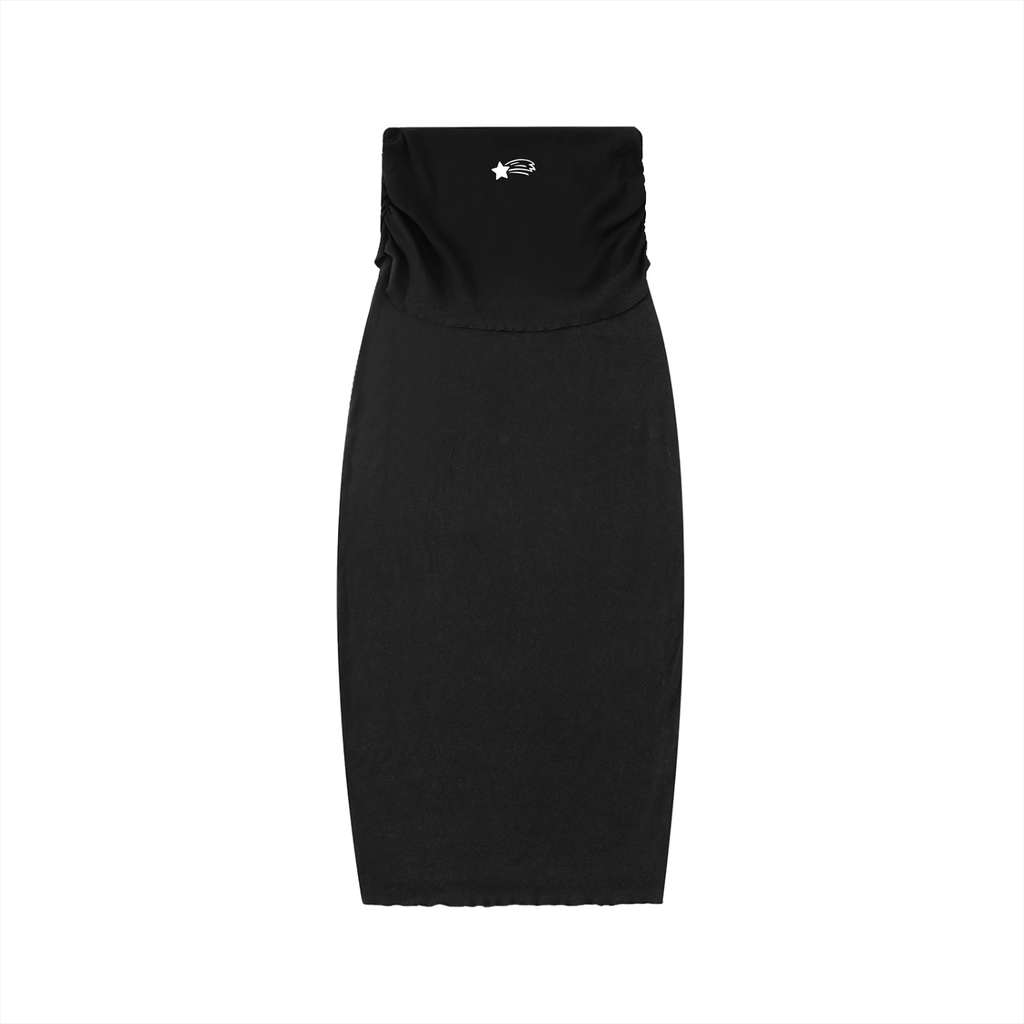MountainStarGalaxy Women’s Dyed Washed Straight Hip-Hugging Slim Maxi Skirt