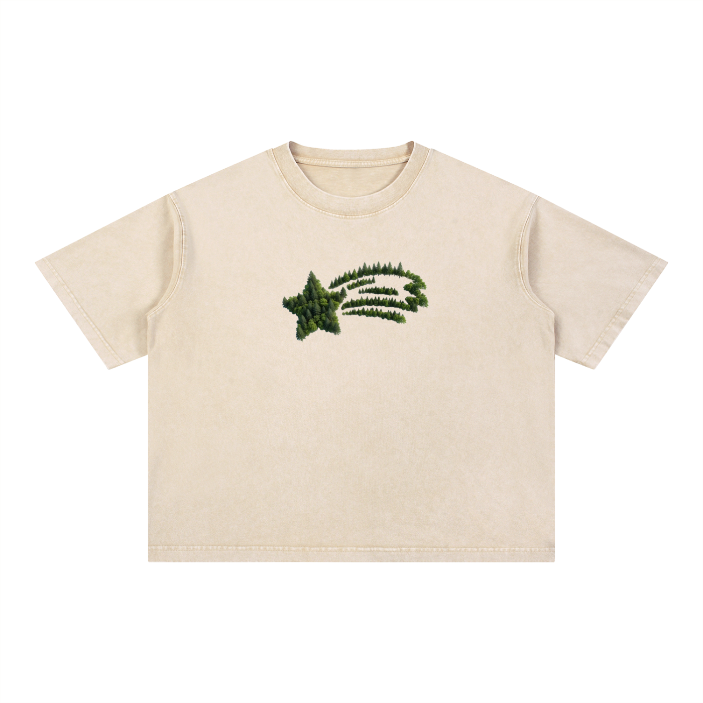 MountainStarGalaxy Mineral Wash Boxy Cotton T-Shirt