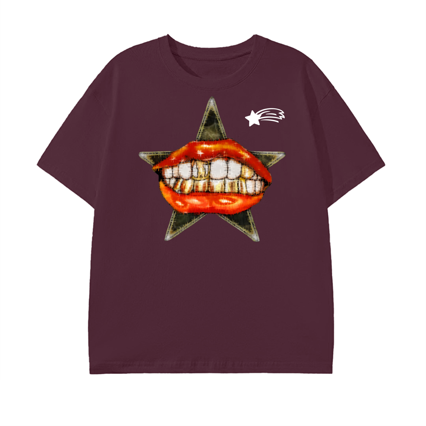 MountainStarGalaxy Pure Cotton Unisex T-Shirt Grape Purple