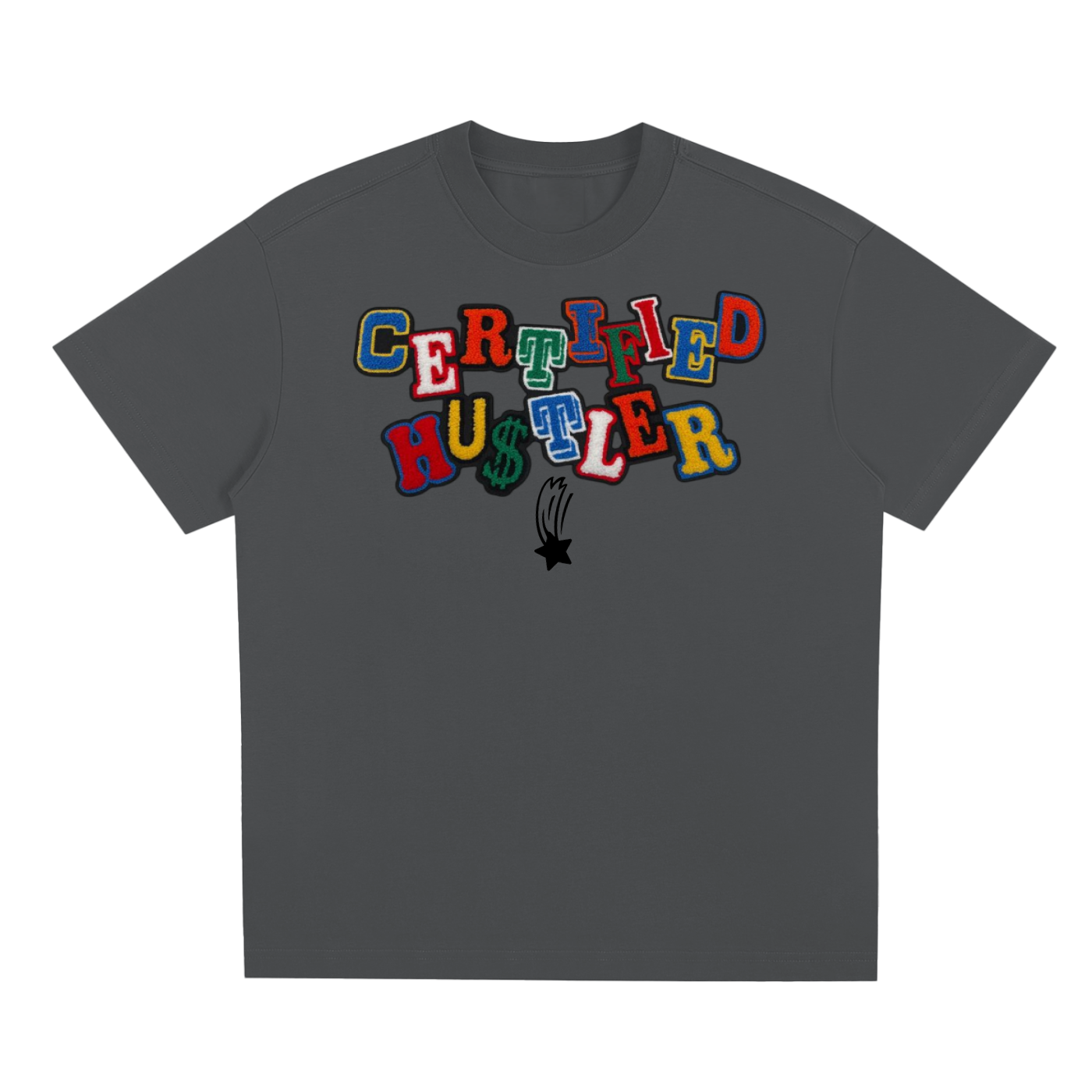 MountainStarGalaxy Unisex Sorona Quick-Dry Cooling T-Shirt Dark Gray