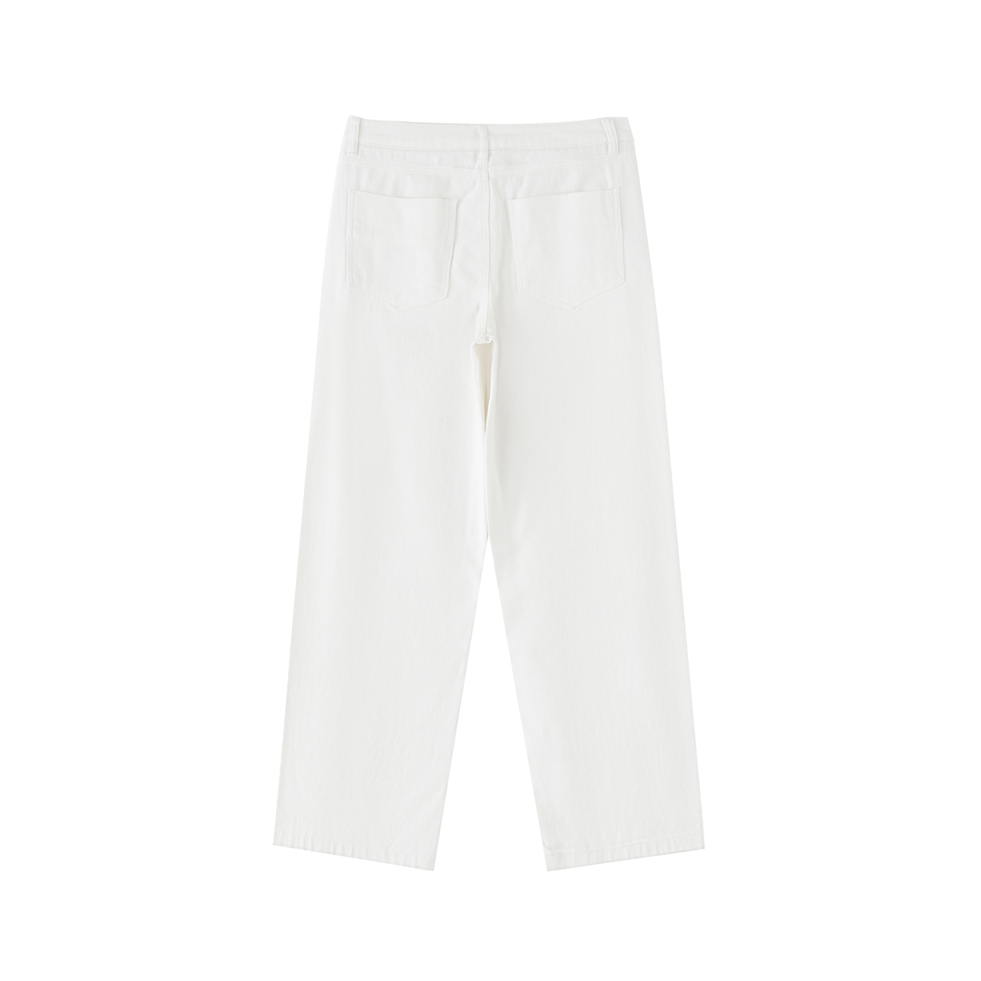 MountainStarGalaxy Men’s Heavyweight Cotton Straight-Leg Pants White