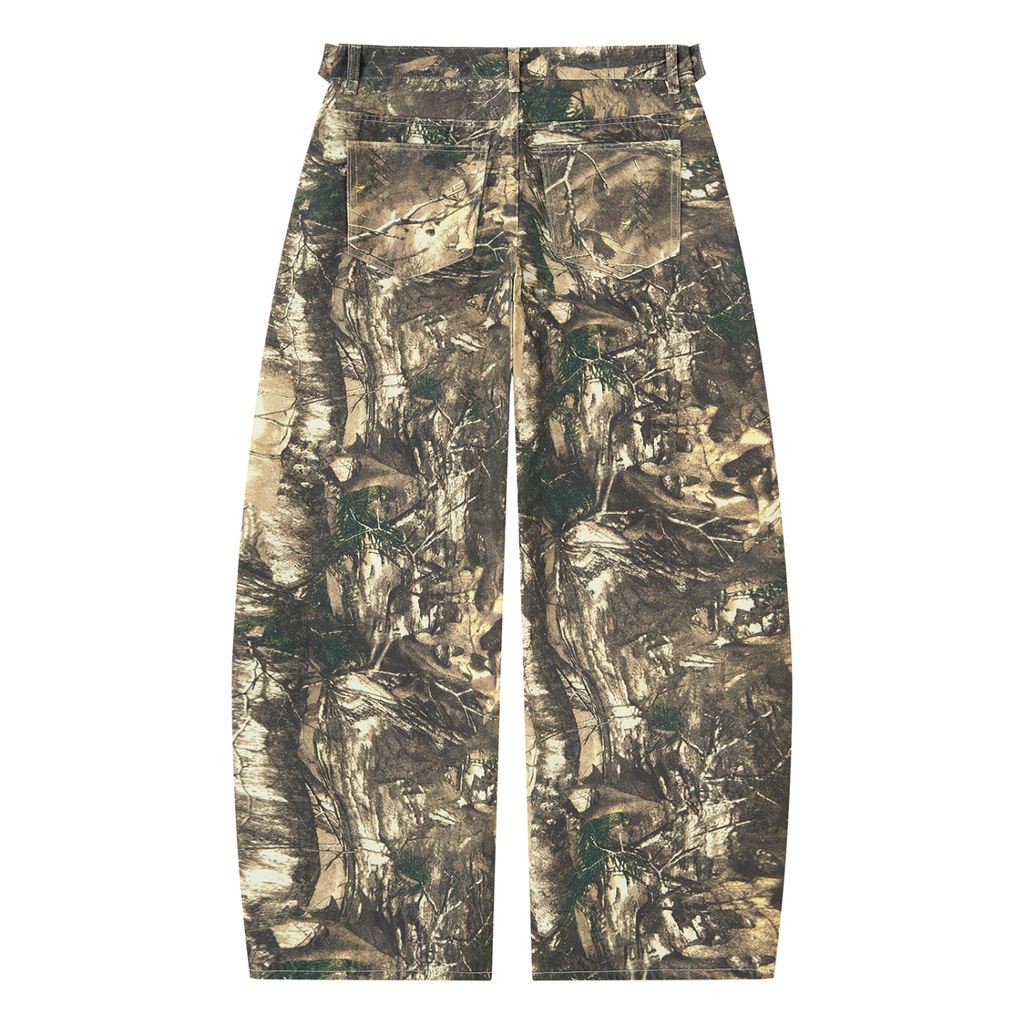 MountainStarGalaxy Men's Tree Camo Barrel Leg Pants