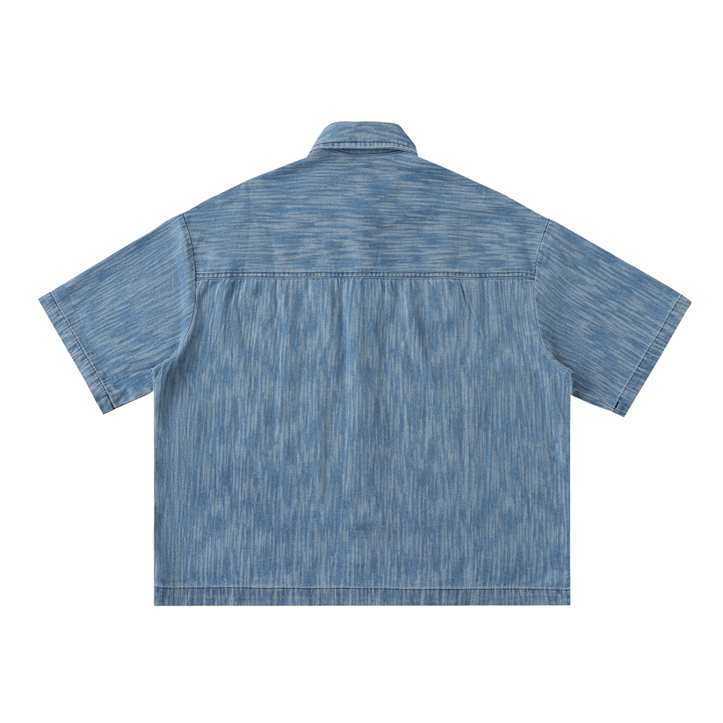 MountainStarGalaxy Distressed Wash Short-Sleeve Shirt