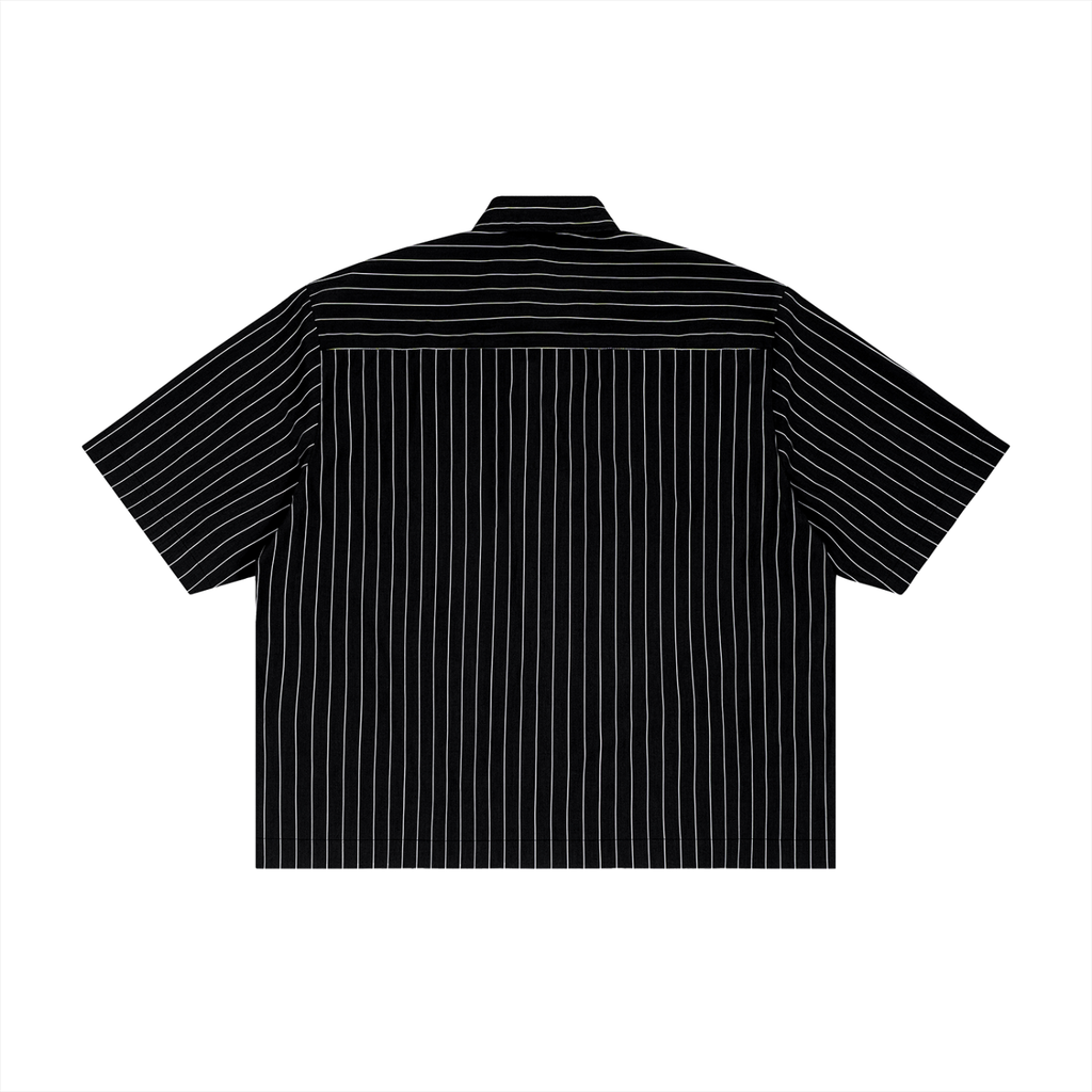 MountainStarGalaxy Unisex Striped Boxy Button-Up Shirt
