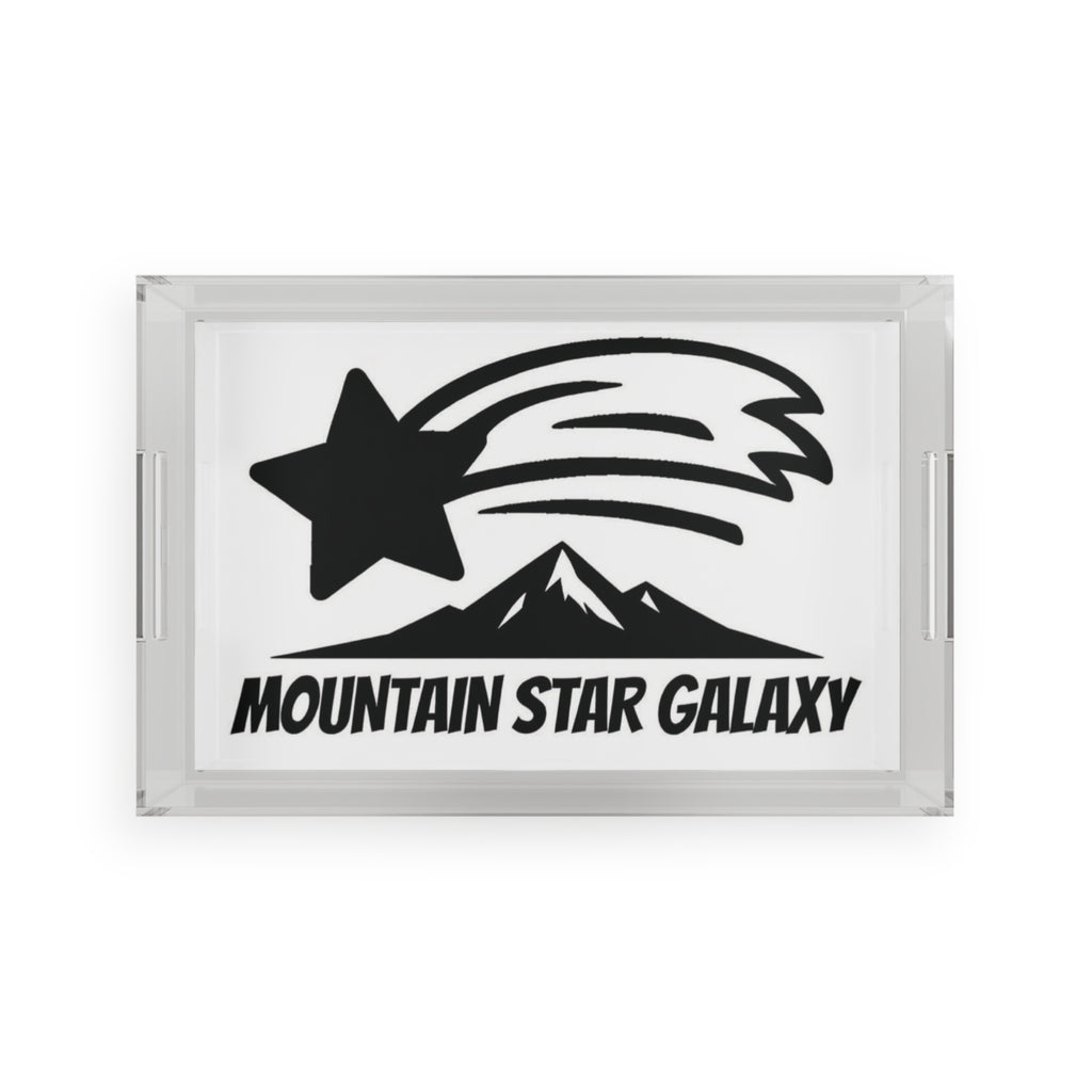 MountainStarGalaxy Acrylic Serving Tray 11" x 17" Clear