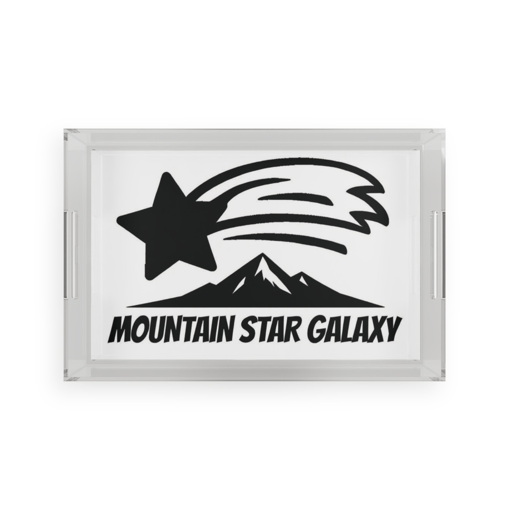 MountainStarGalaxy Acrylic Serving Tray 11" x 17" Clear