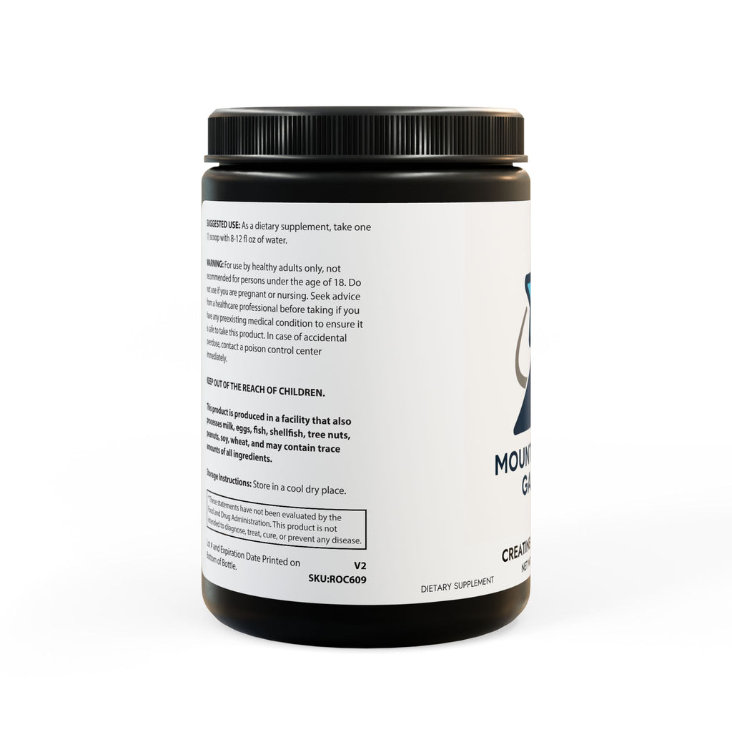 MountainStarGalaxy Creatine Monohydrate Supplement (300g, 10.58oz) Black jar + lid NET WT 10.58 OZ (300g) Unflavored