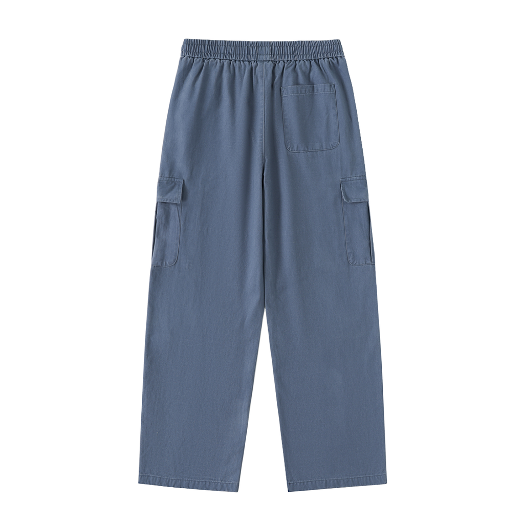 MountainStarGalaxy Men’s Drawstring Waist Straight-Leg Cargo Pants