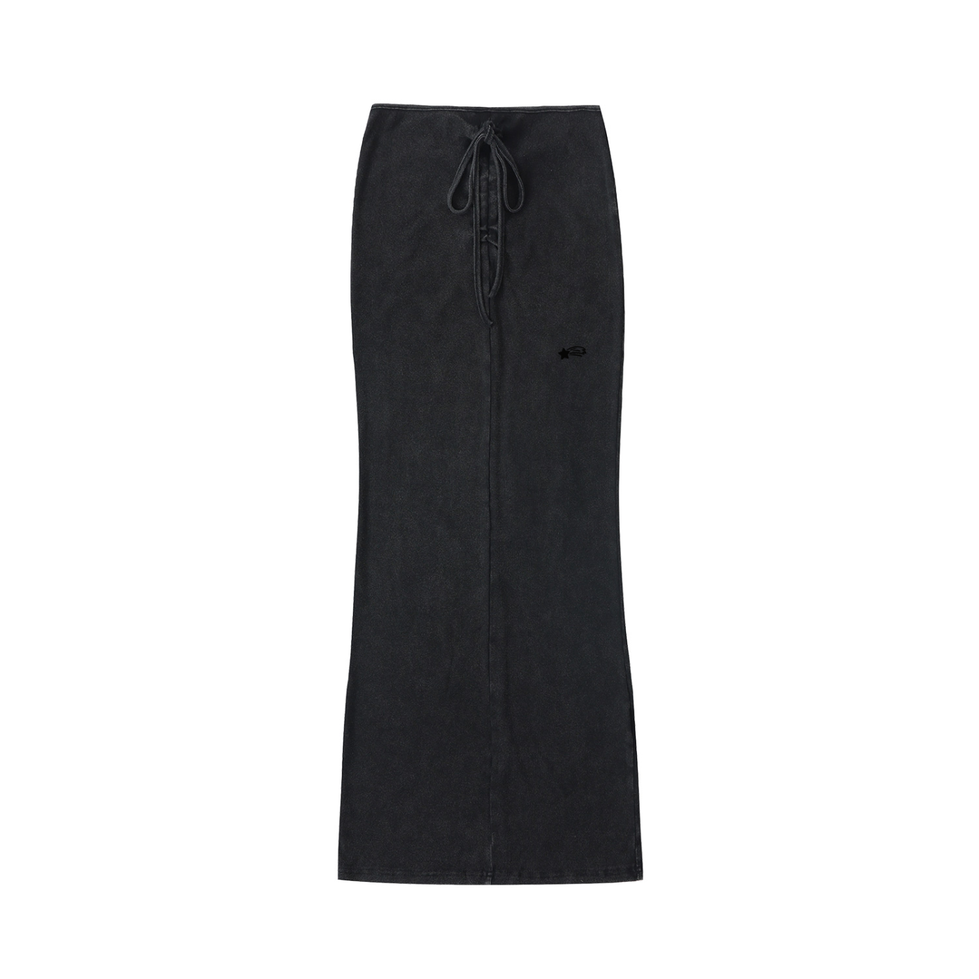 MountainStarGalaxy Women’s Dyed Washed Drawstring Maxi Skirt