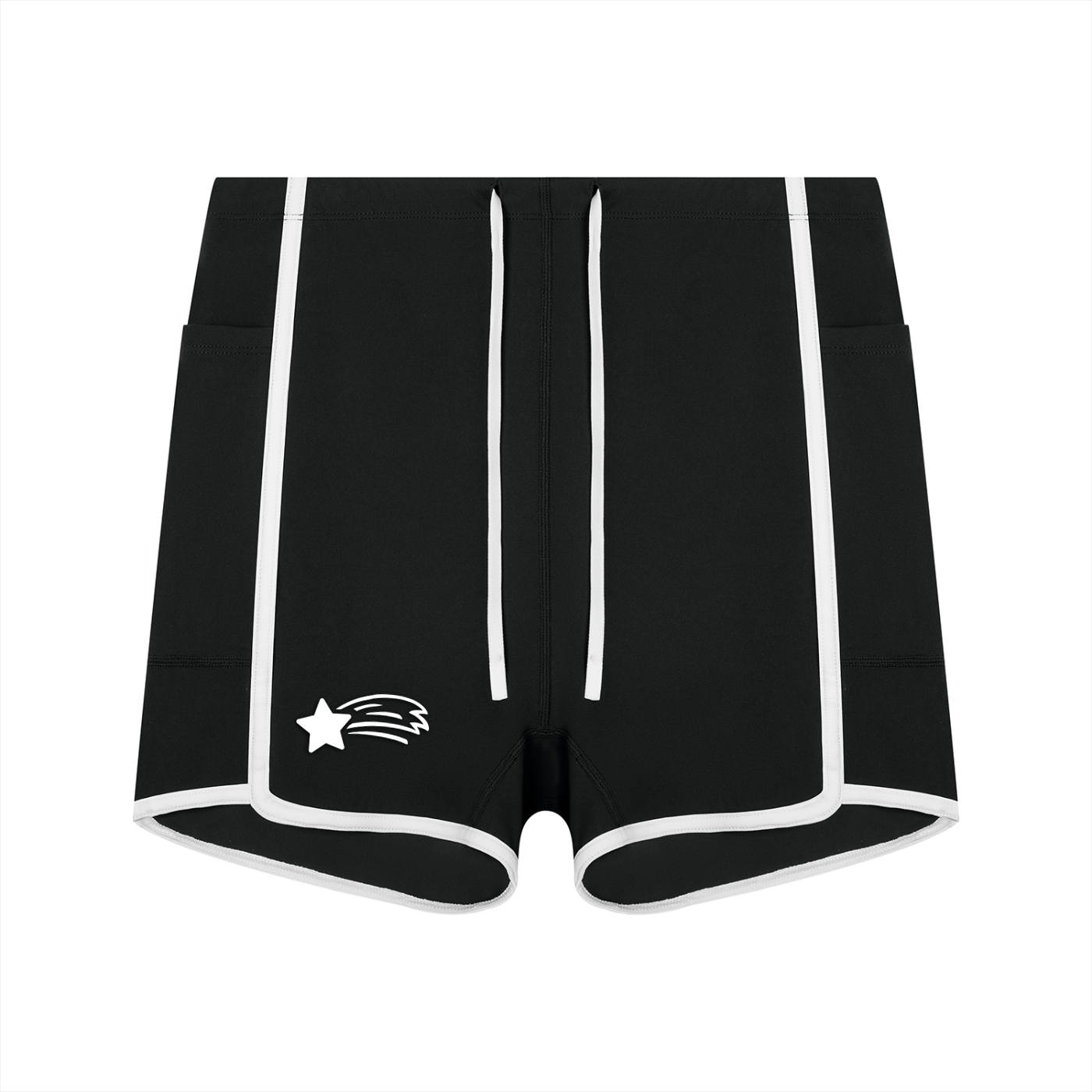 MountainStarGalaxy Women's High Rise Color Block Yoga Shorts