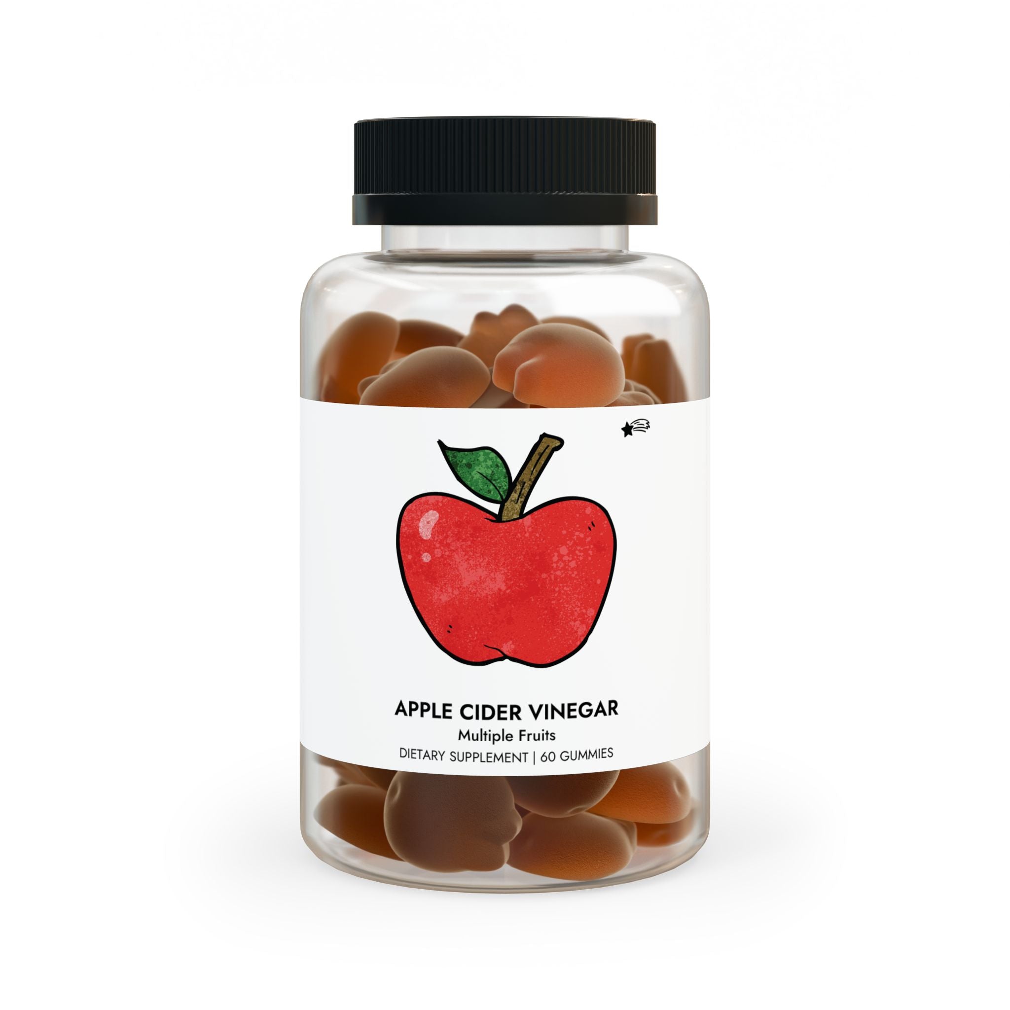 MountainStarGalaxy Apple Cider Vinegar Gummies (60 Gummies)