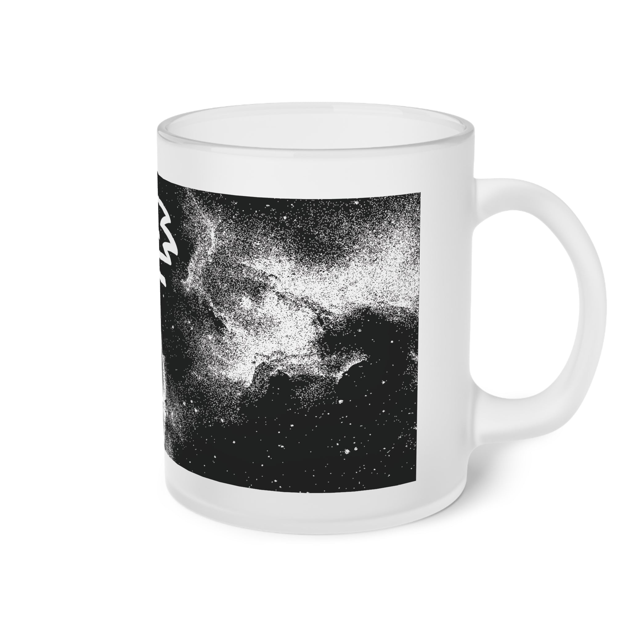 MountainStarGalaxy Frosted Glass Mug 11oz Frosted