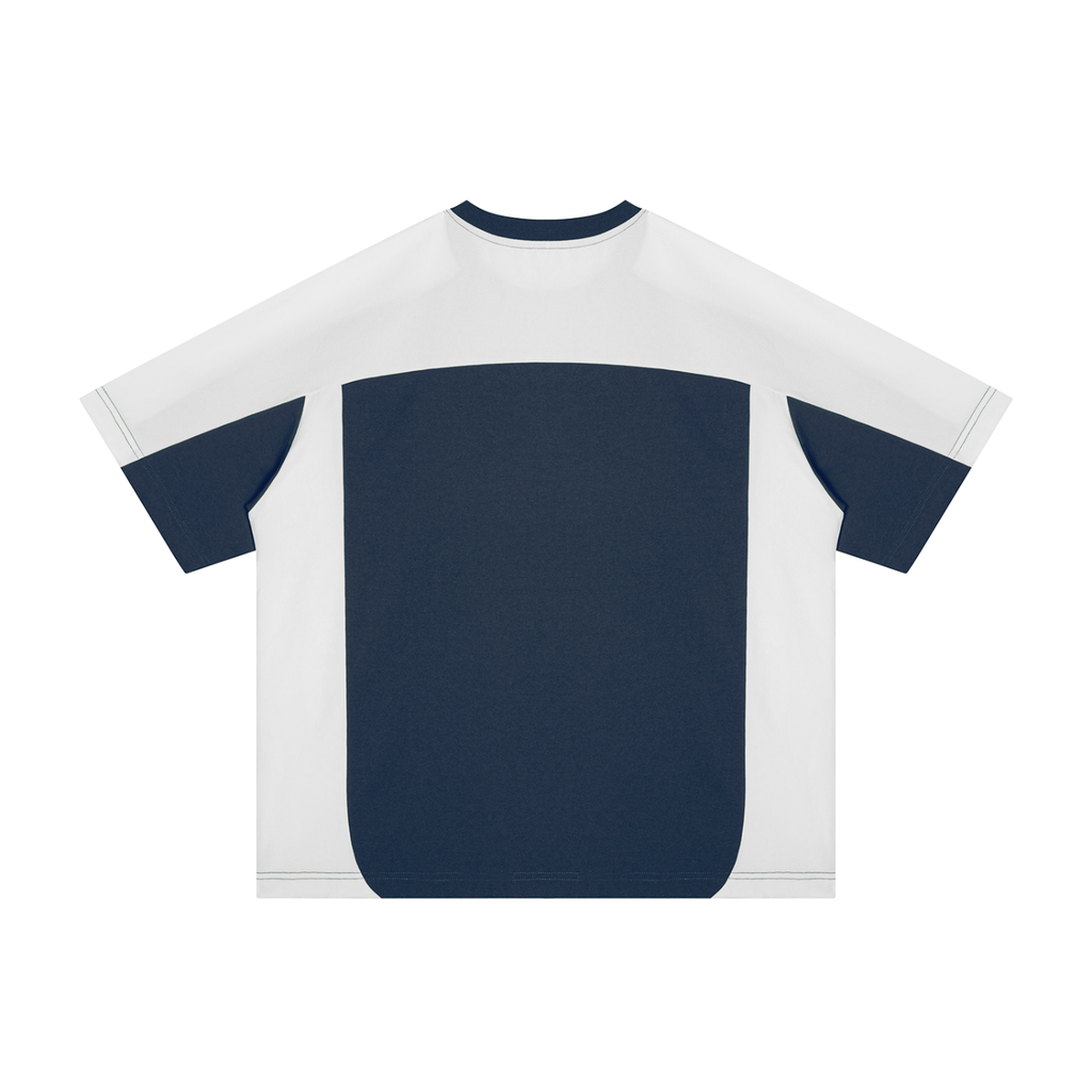 MountainStarGalaxy Color Block Loose T-Shirt