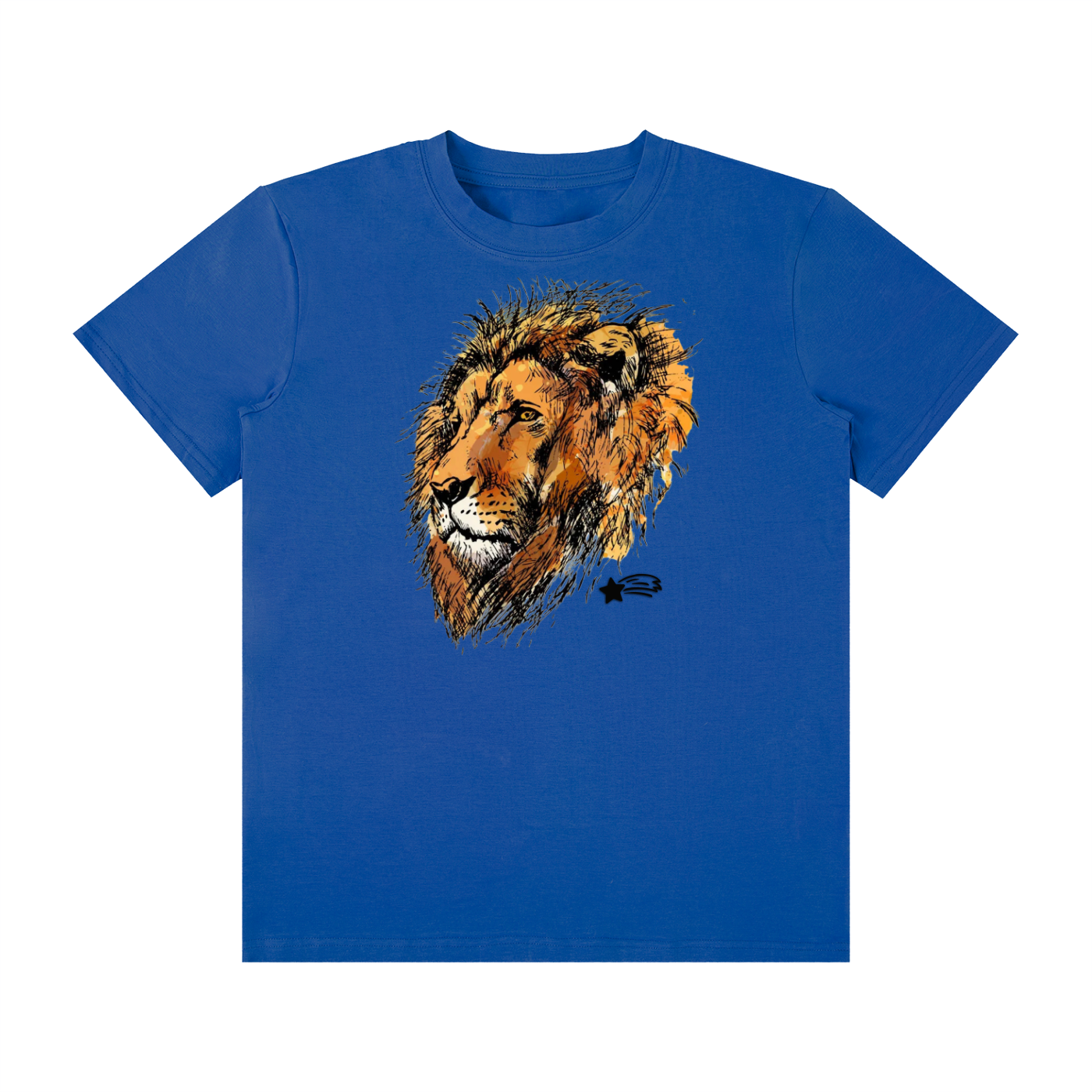 MountainStarGalaxy Unisex Classic Crew Neck Cotton T-Shirt