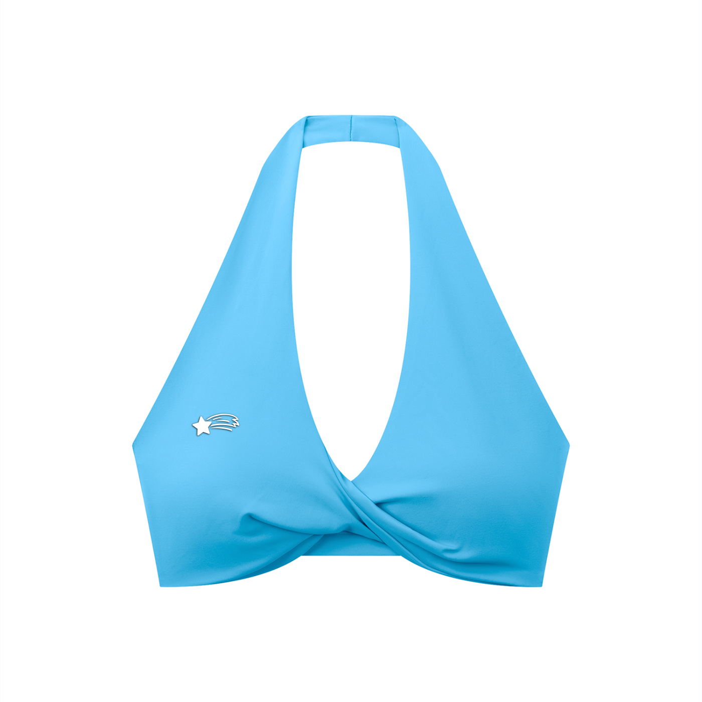 MounyainStarGalaxy Women's Pleated Halter Sports Bra