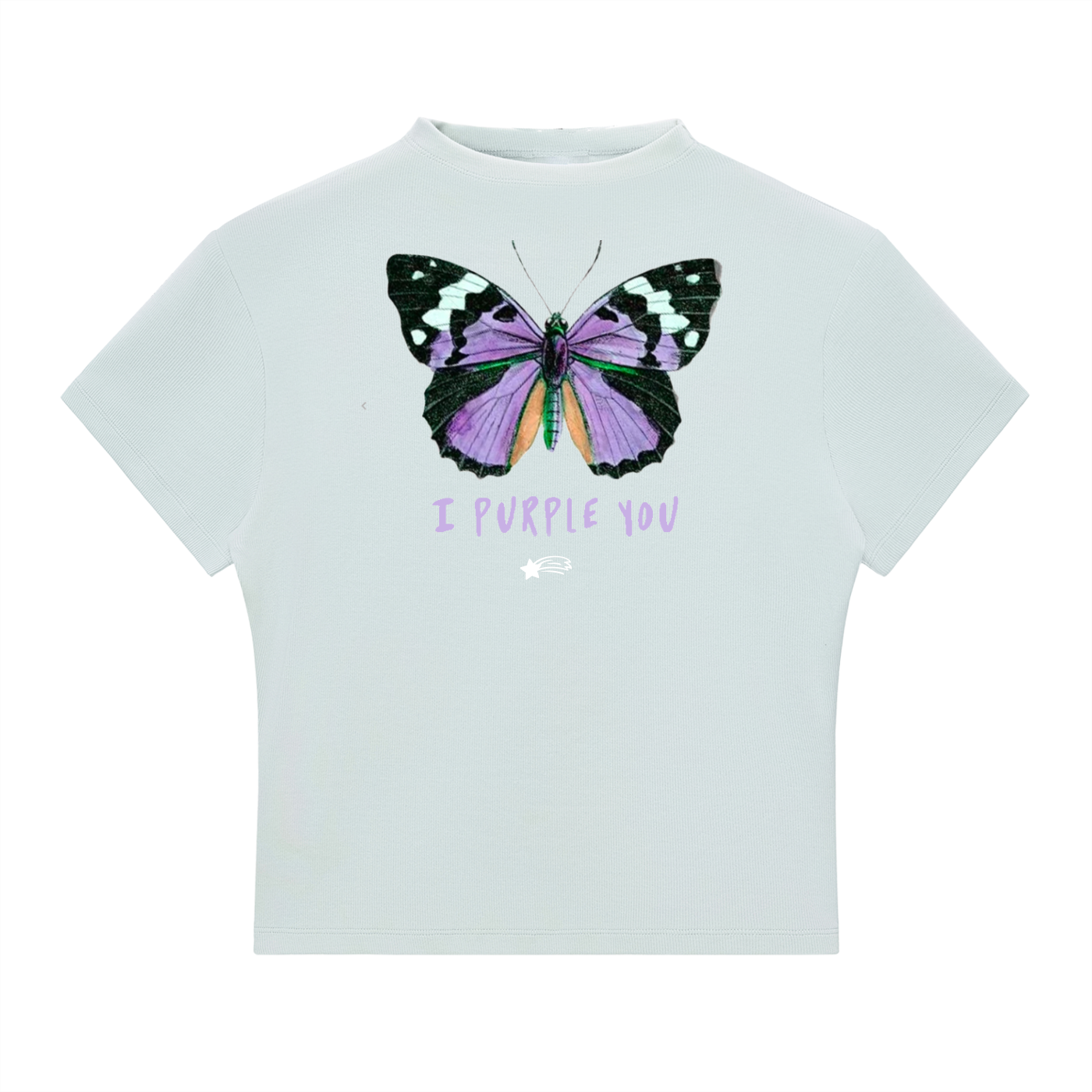 MountainStarGalaxy Women’s Essential Slim Fit Mock Neck T-Shirt Water Blue