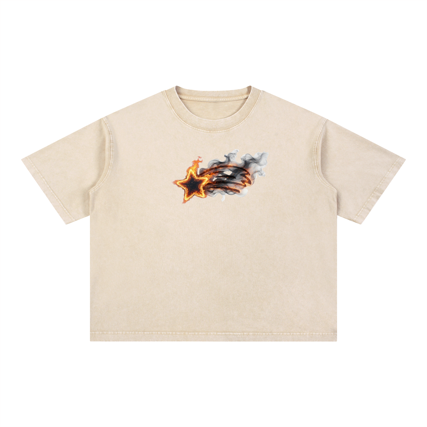 MountainStarGalaxy Mineral Wash Boxy Cotton T-Shirt