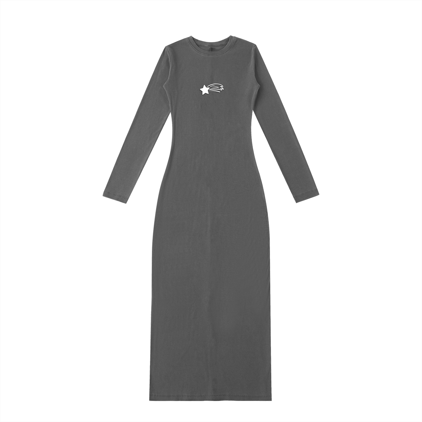 MountainStarGalaxy Women’s Dyed Washed Slit Maxi Dress