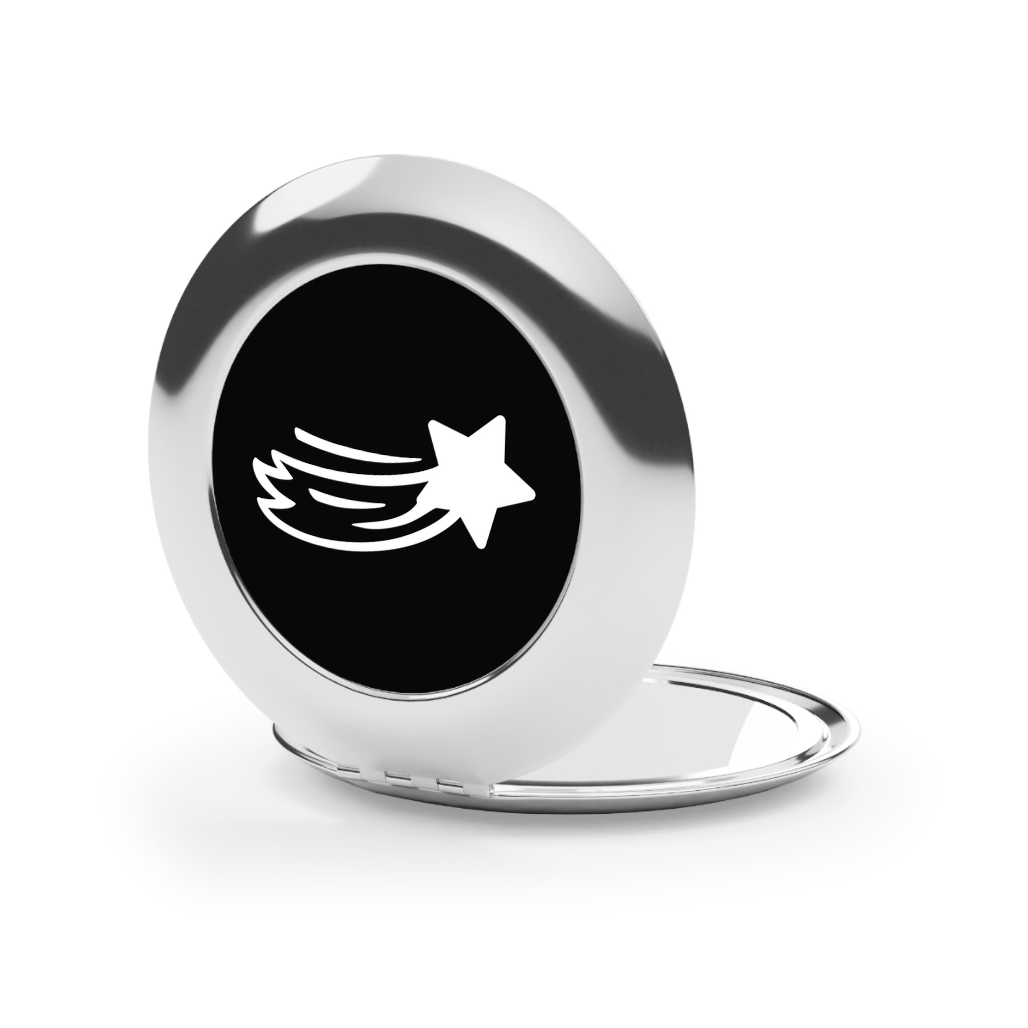 MountainStarGalaxy Compact Travel Mirror Silver Glossy One size