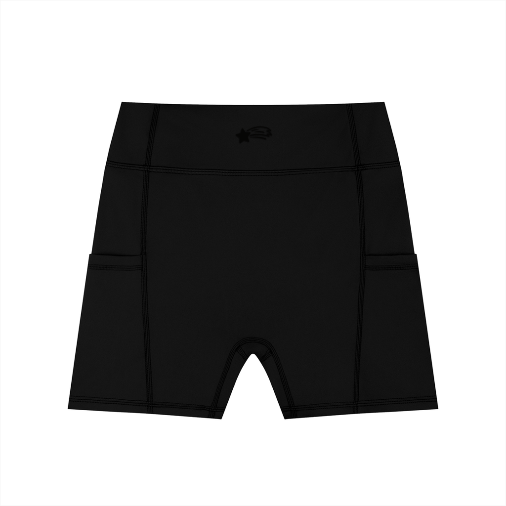 MountainStarGalaxy Women's High-Waisted Pocket Biker Shorts