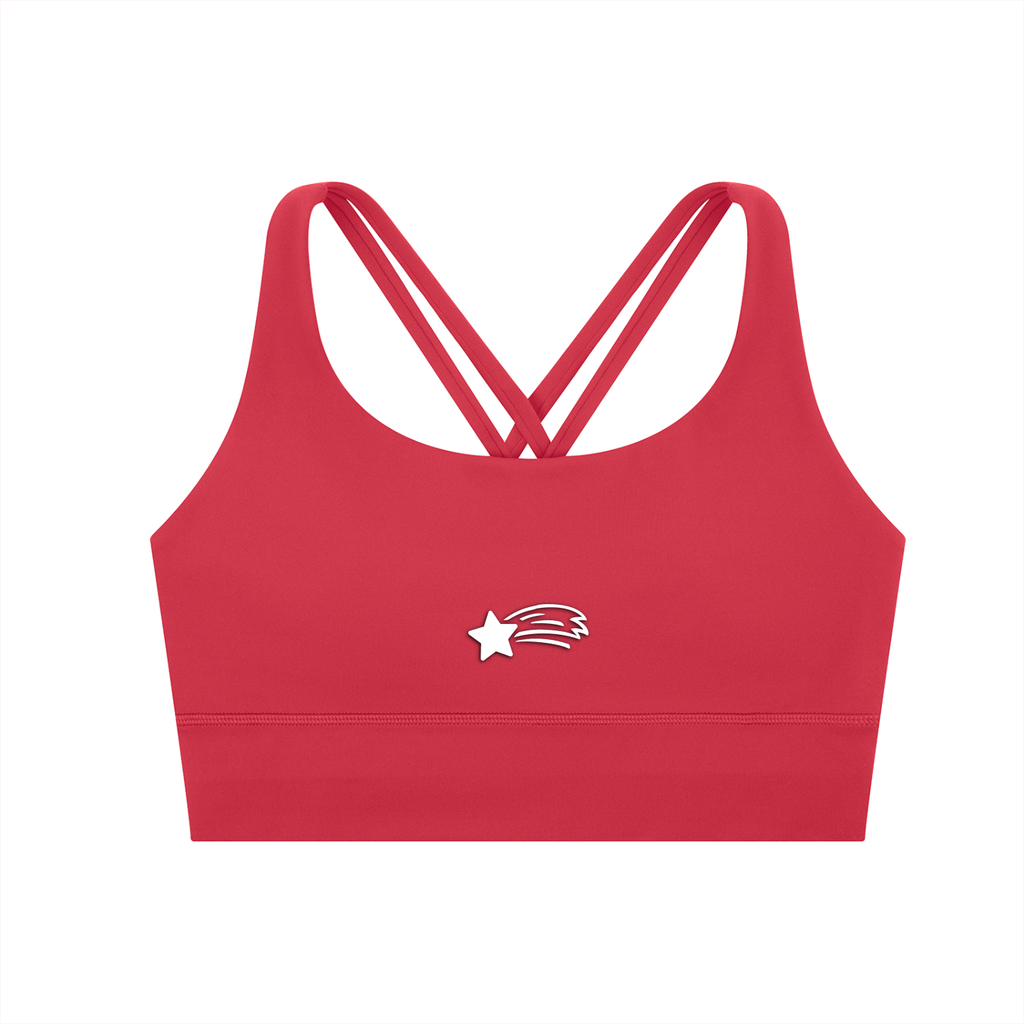 MountainStarGalaxy Women’s Strappy Criss-Cross Sports Bra