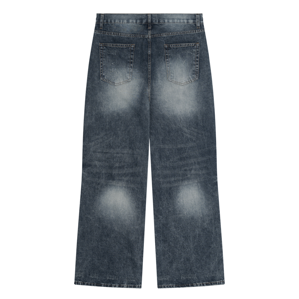 MountainStargalaxy Men's Vintage Wash Denim Jeans