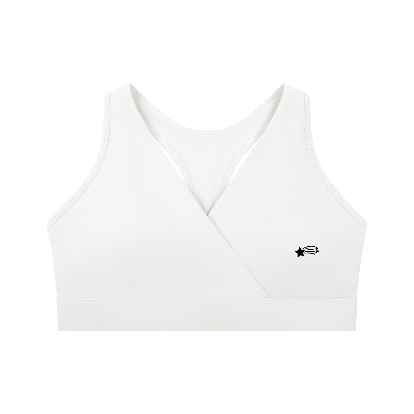 MountainStarGalaxy Women's Crossover V-Neck Sports Bra