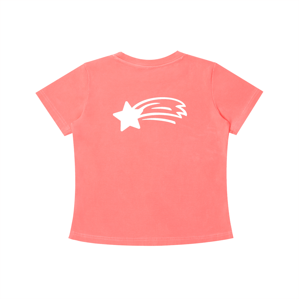 MountainStarGalaxy Women’s Vintage Wash Slim Fit Shirt Watermelon Red