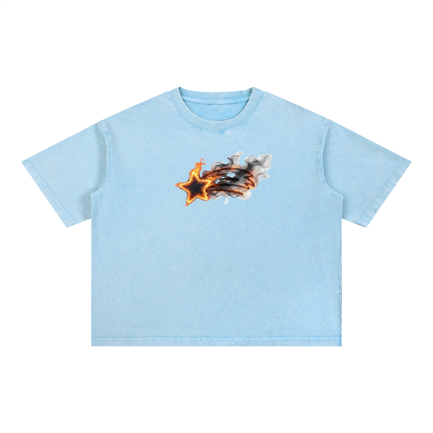 MountainStarGalaxy Mineral Wash Boxy Cotton T-Shirt