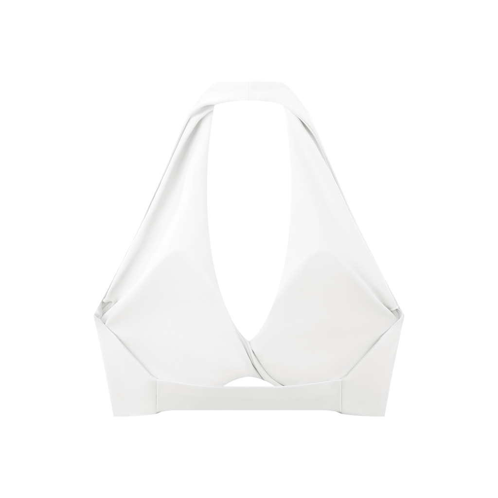 MounyainStarGalaxy Women's Pleated Halter Sports Bra