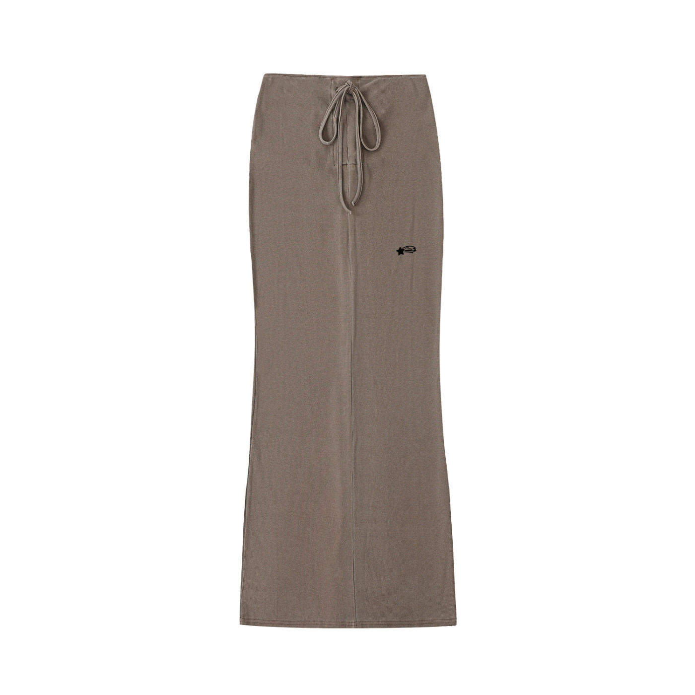 MountainStarGalaxy Women’s Dyed Washed Drawstring Maxi Skirt