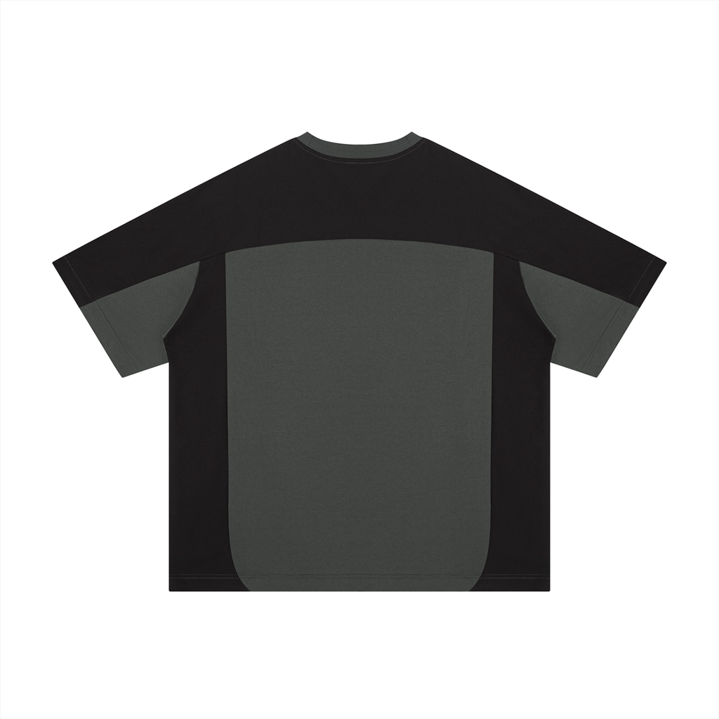 MountainStarGalaxy Color Block Loose T-Shirt