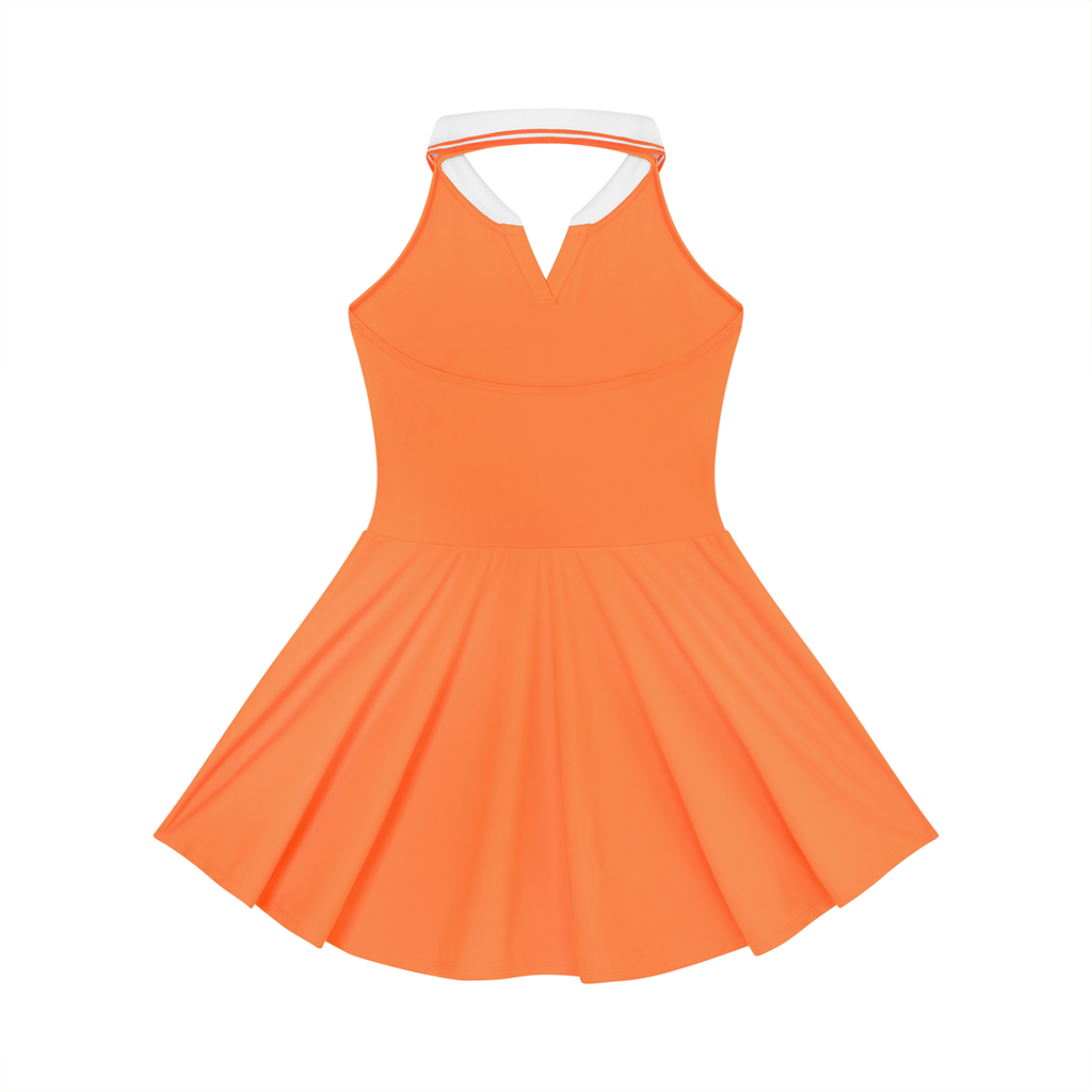 MountainStarGalaxy Women's Collared Halter A-Line Tennis Dress