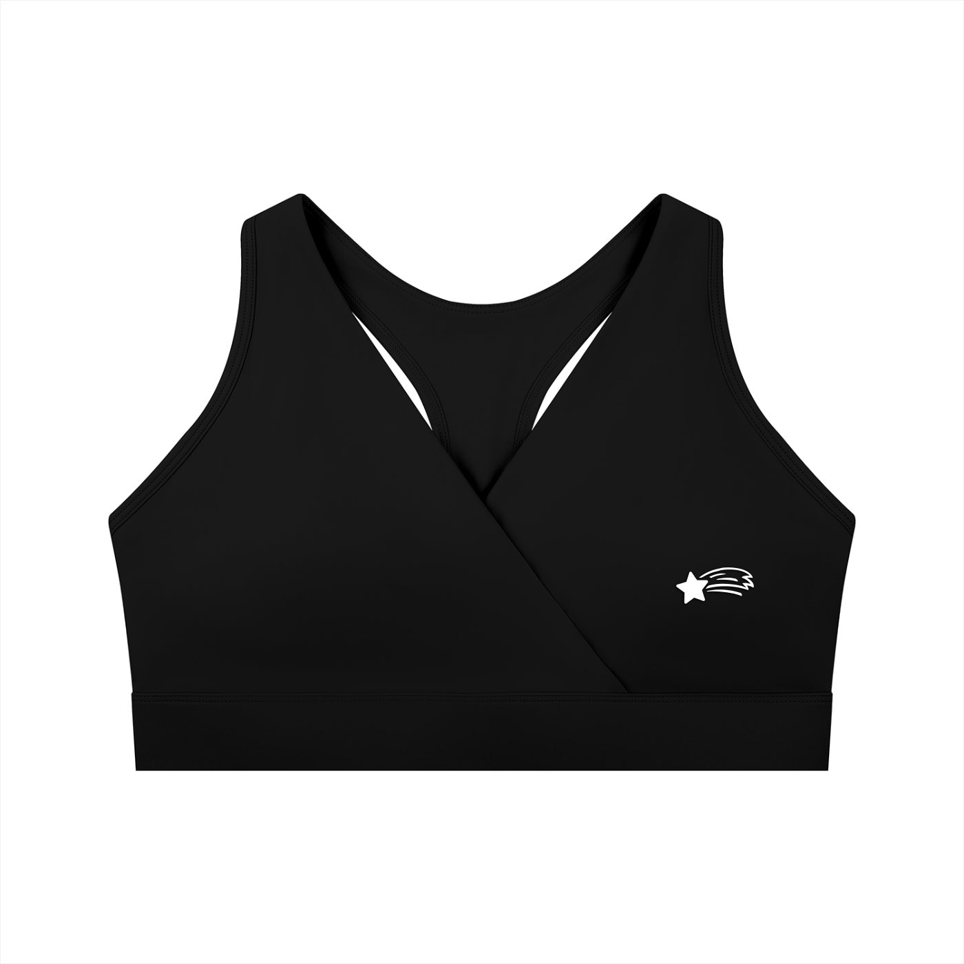 MountainStarGalaxy Women's Crossover V-Neck Sports Bra