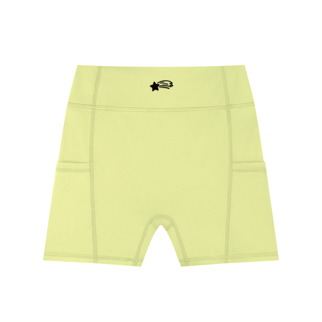 MountainStarGalaxy Women's High-Waisted Pocket Biker Shorts