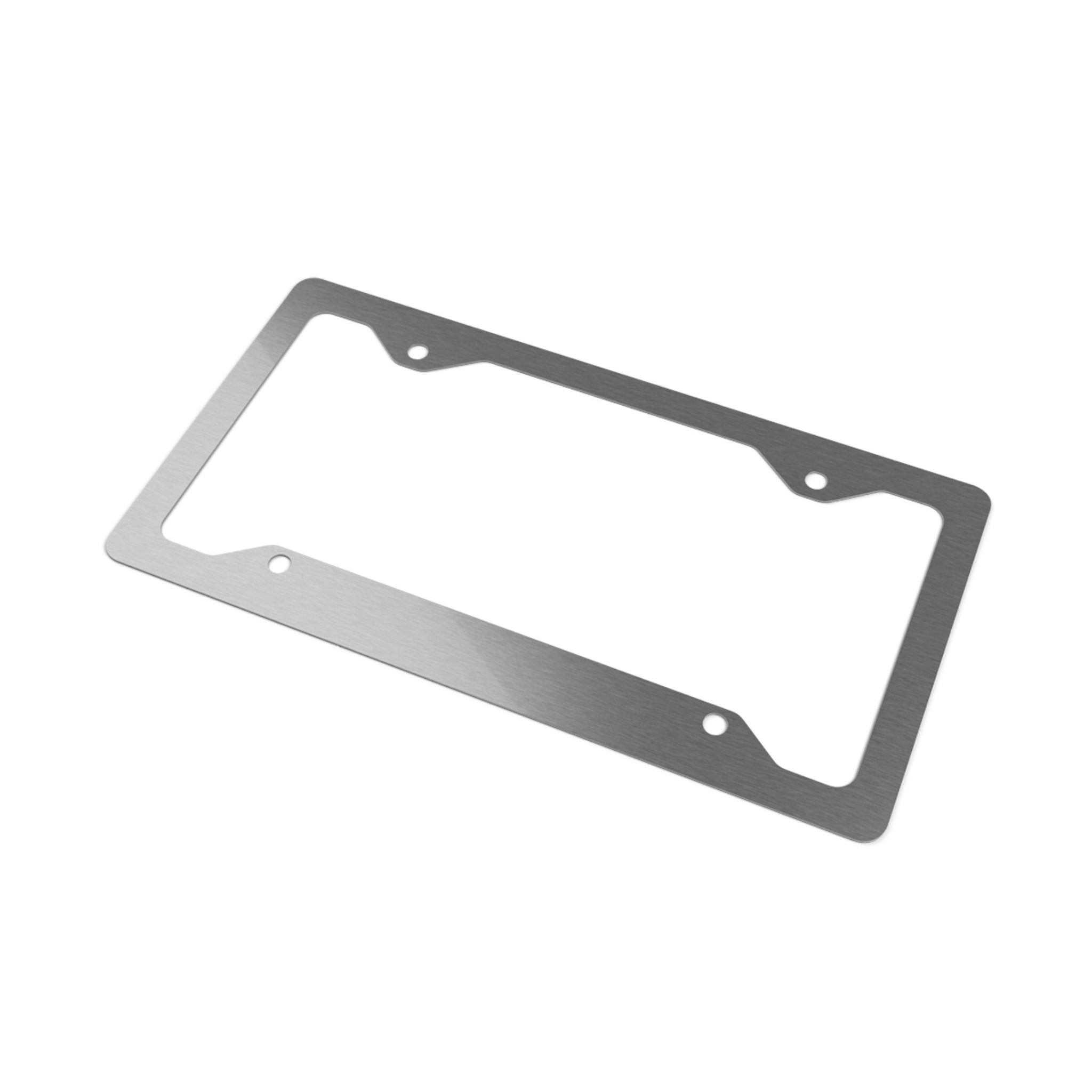 MountainStarGalaxy Stainless Metal License Plate Frame — Sleek Space Design