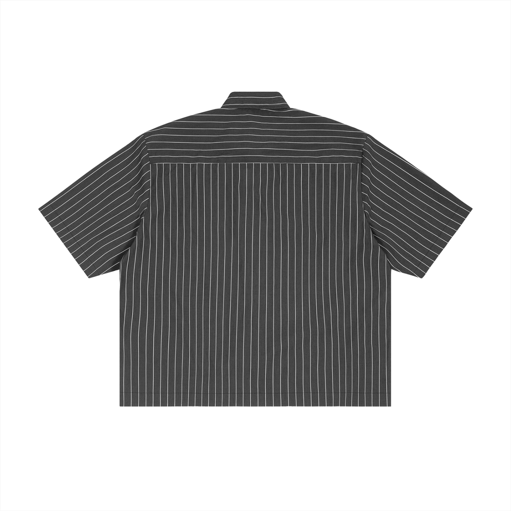MountainStarGalaxy Unisex Striped Boxy Button-Up Shirt
