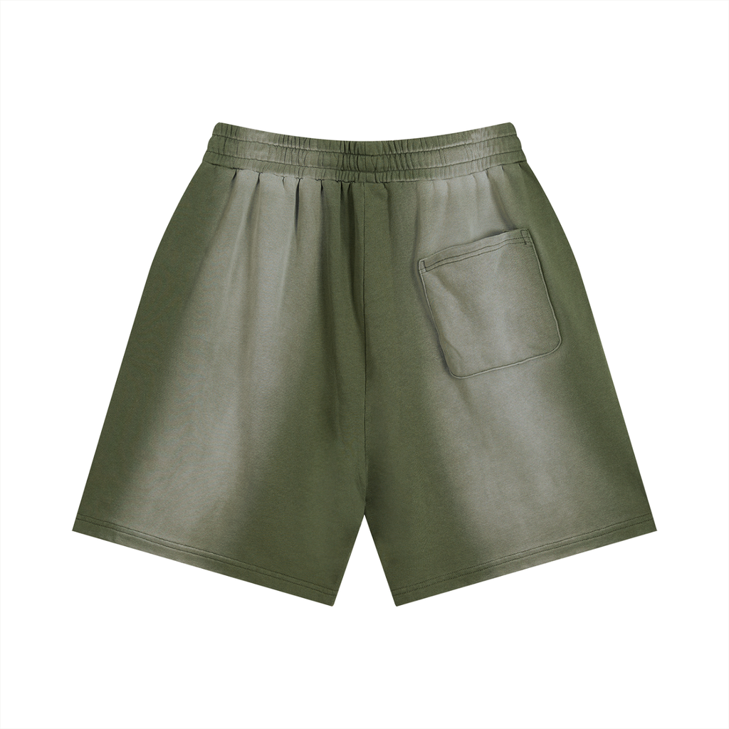MountainStarGalaxy Sun Fade Distressed Shorts