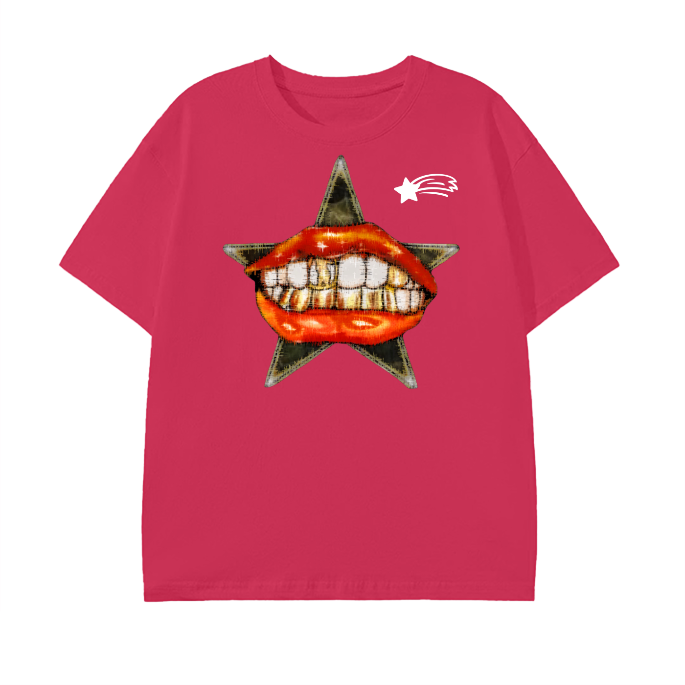 MountainStarGalaxy Pure Cotton Unisex T-Shirt Rose Pink